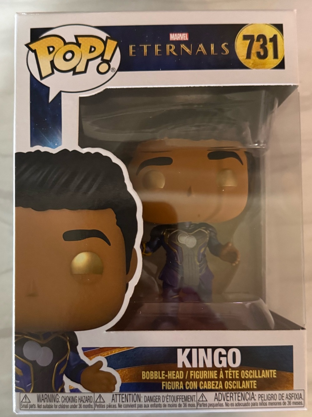 Funko Pop! Kingo Vinyl Figure - Purple, Gold, Brown